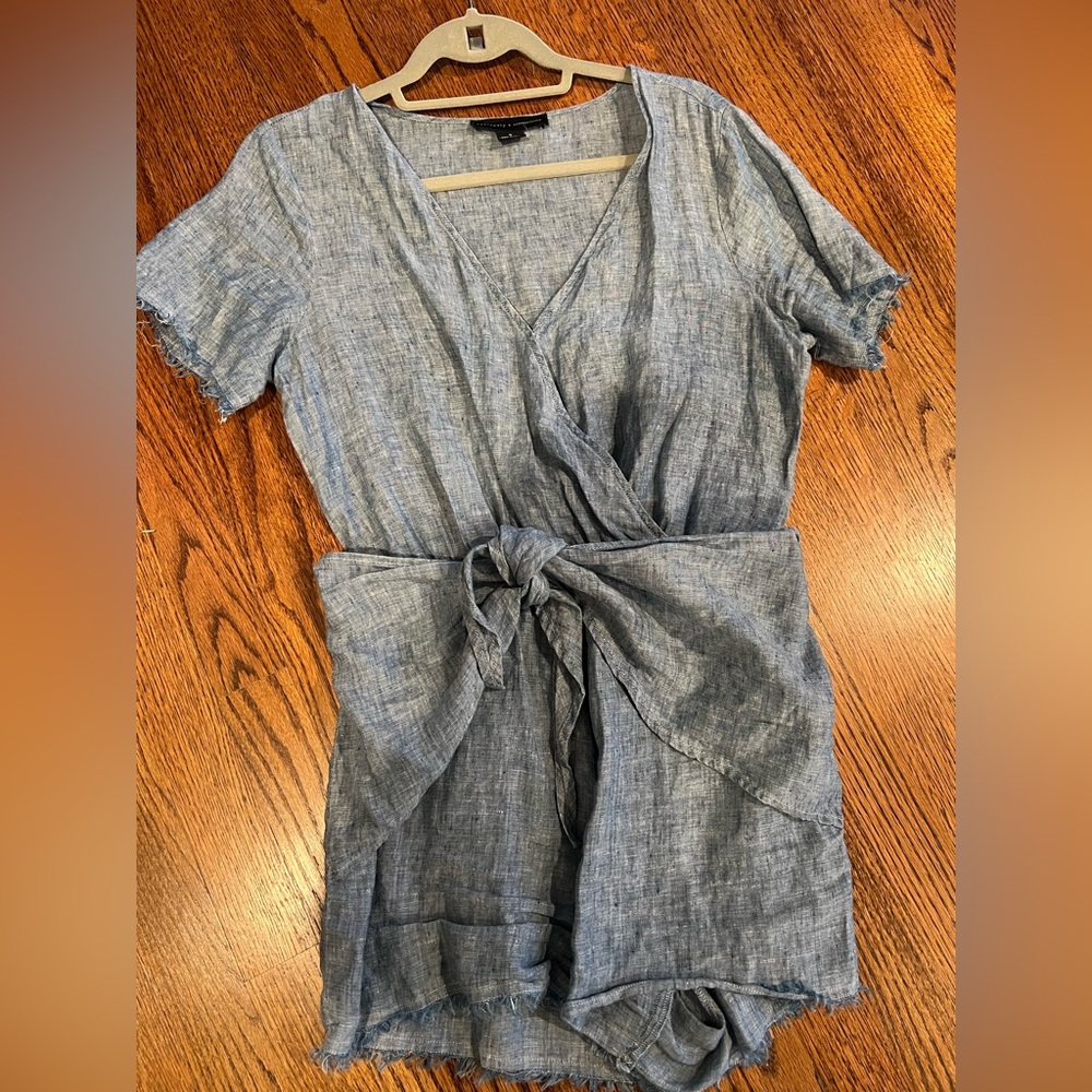 Chambray romper (sanctuary by Anthropologie)